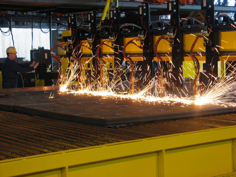 Flame Cutting Farwest Steel